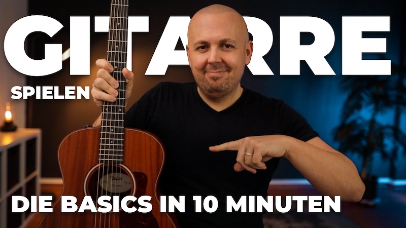 Gitarre spielen in 10 Minuten klein